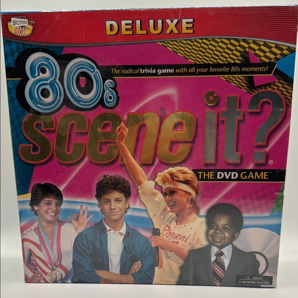 Scene It? Deluxe 80s Edition Trivia Game NIB